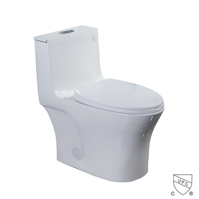 American Standard 1 Piece Skited Toilet Dengan Top Flush Button 12&quot; kasar di