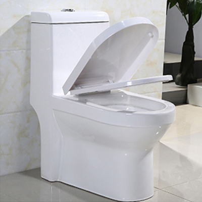 Putih 1 One Piece Dual Flush Comfort Tinggi Toilet S Trap 300mm 10&quot; Roughing In