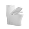 1-Piece 1.1 Gpf/1.6 Gpf Efisiensi Tinggi Dual Flush Toilet All-In-One memanjang Berwarna Putih
