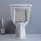 Toilet Komersial Watersense 2 Piece memanjang Kursi PP tertutup lembut
