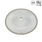 Wastafel Kamar Mandi Modern Ada Putih Undermount Trough Oval Ceramic 15 Inch