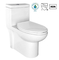 American Standard Cosette Dual Flush Toilet One Piece Memanjang Warna Putih 1,28 Gpf
