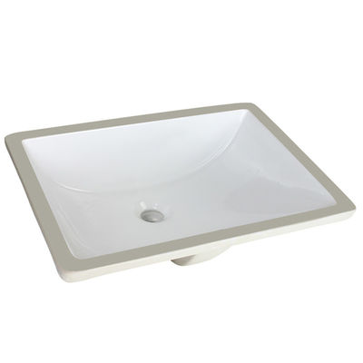 Persegi Ada Wastafel Kamar Mandi yang Disetujui Quick Connect Ada Handicap Sink 510mm