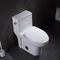 Toilet One Piece Memanjang Ganda Siram Dengan Kursi Penutup Lembut 1.28gpf/4.8lpf