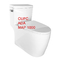 Cupc S Trap One Piece Rok Toilet Mangkuk Bulat Sisi Lubang Siphon Flushing