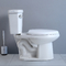 Elongated Compact Ada Toilet 19 Inches Powerfull Punch Siphon Tinggi Standar