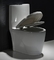 Profil Rendah One Piece Toilet Commode Sepenuhnya Mengkilap Siphon Jet Flush